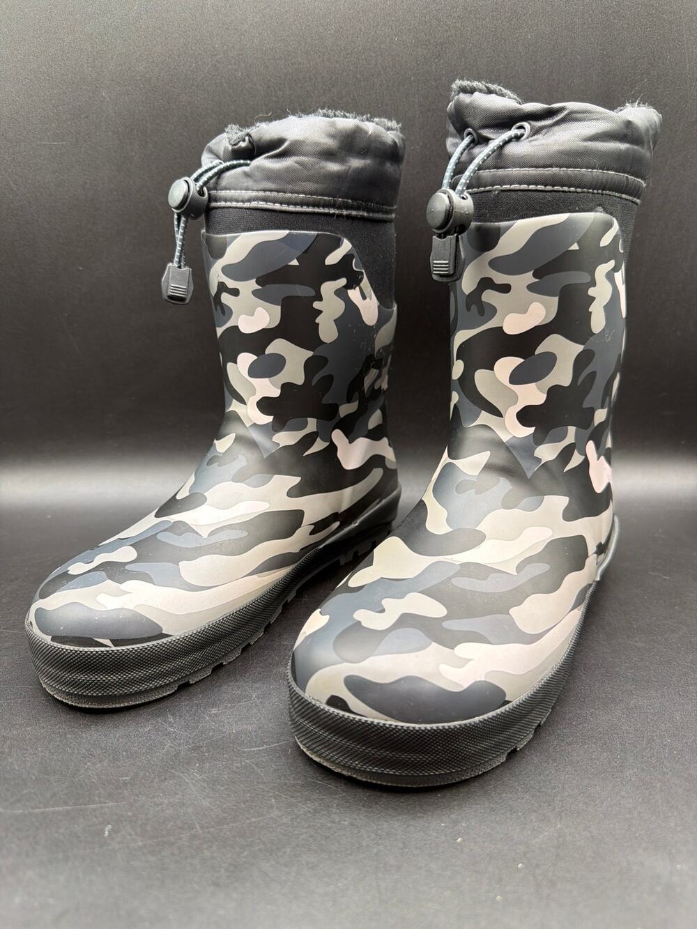 Western Chief Ridge Camo Neoprene Boots Kids Size 2/3 Waterproof -20F Lined